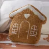 Primitives By Kathy 12" Gingerbread House Shaped Christmas Pillow 119009 Discount