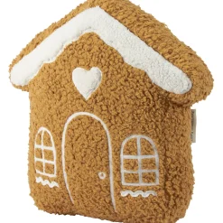 Primitives By Kathy 12" Gingerbread House Shaped Christmas Pillow 119009 Discount