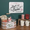 Primitives By Kathy 13.5" Hot Cocoa Station Metal Christmas Sign 119011 Best