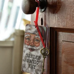 Primitives By Kathy Primitive's By Kathy 6" Santa's Magic Key Christmas Ornament 113542 Best