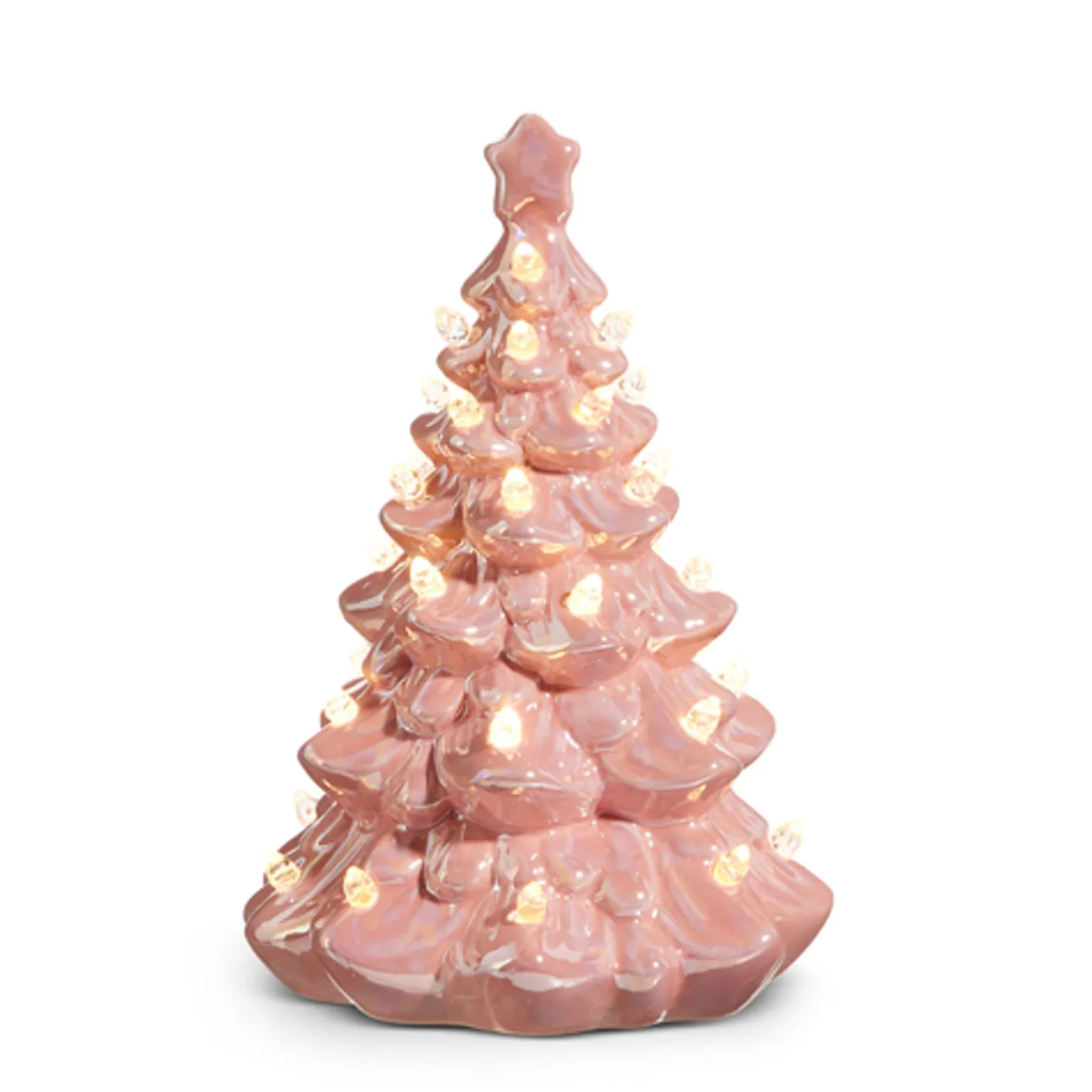 Raz Imports Raz 5", 8", or 13" Lighted Pink Ceramic Christmas Tree Sale