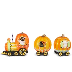 Raz Imports Raz 6" 3 Piece Candy Halloween Train Decoration 4510333 Hot
