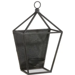 Raz Imports Raz 17" Antique Black Metal Lantern Candle Holder 4354204 Discount