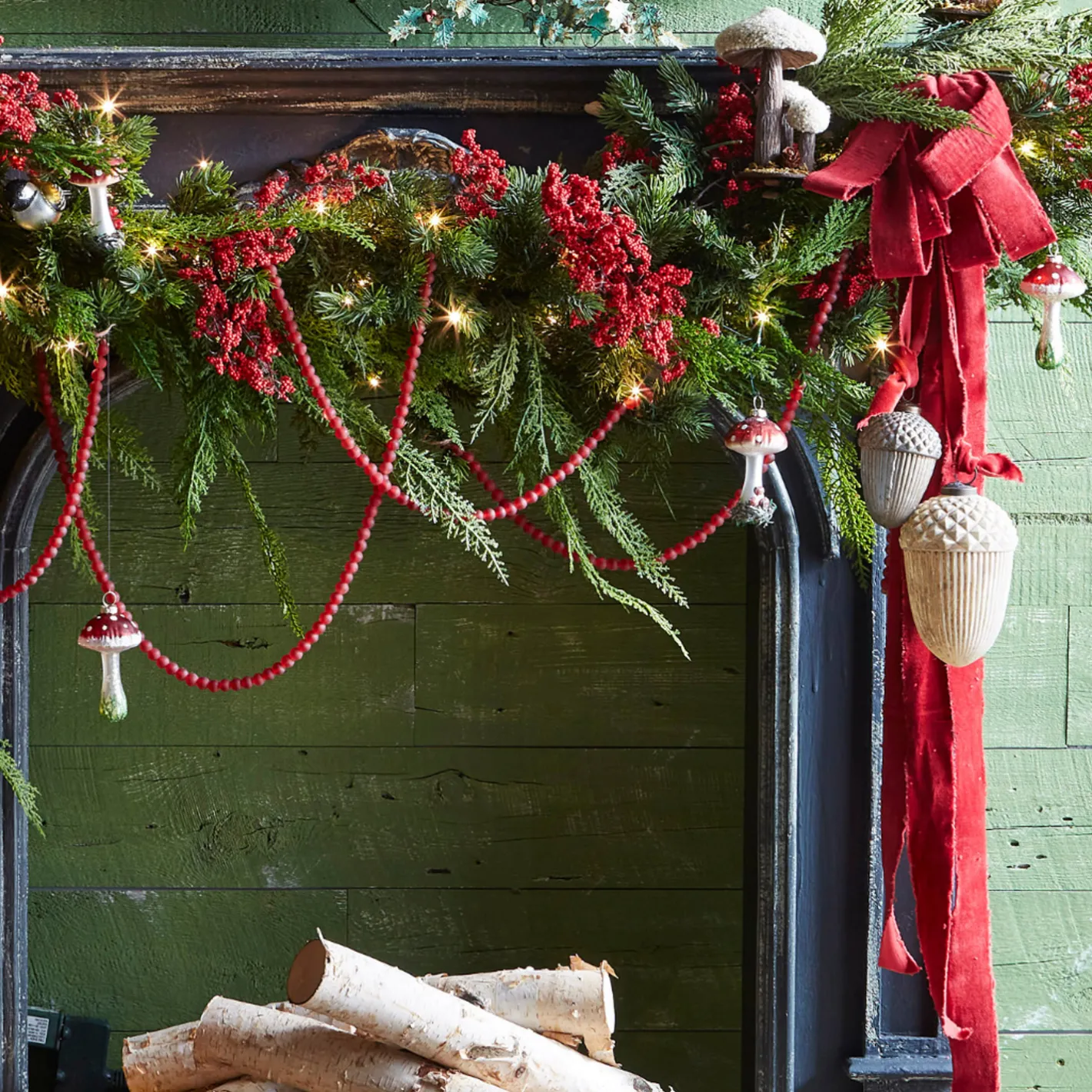 Raz Imports Raz 3.5" Box of 4 Red Mushroom Glass Christmas Ornament Set 4424518 Online