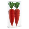 Raz Imports Raz 14" Box of 2 Sisal Orange Bottle Brush Carrot Decoration 4415500 Hot