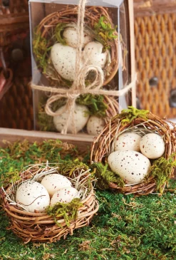 Raz Imports Raz 3" Box of Nested Speckled Eggs Decoration 4216034 Outlet
