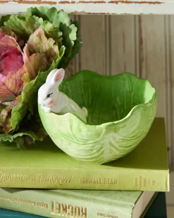 Raz Imports Raz 6" Cabbage with Bunny Easter Bowl 4410199