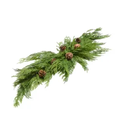 Raz Imports Raz 52" Cedar and Pine Swag Christmas Decoration F4542047 New