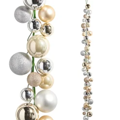 Raz Imports Raz 6' Champagne Ball Garland G4432706