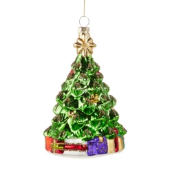 Raz Imports Raz 5.5" Christmas Tree Glass Ornament 4520880 Online