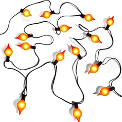 Raz Imports Raz 14' Connectable Matte Kismet String Halloween Lights on Black Wire L4437014 Hot