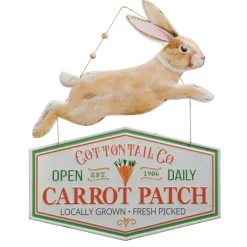 Raz Imports Raz 19" Cottontail Co. Hanging Easter Sign 4411201 Online