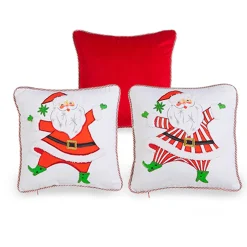 Raz Imports Raz 12" Dancing Santa Christmas Pillow Christmas 4556034