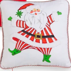 Raz Imports Raz 12" Dancing Santa Christmas Pillow Christmas 4556034