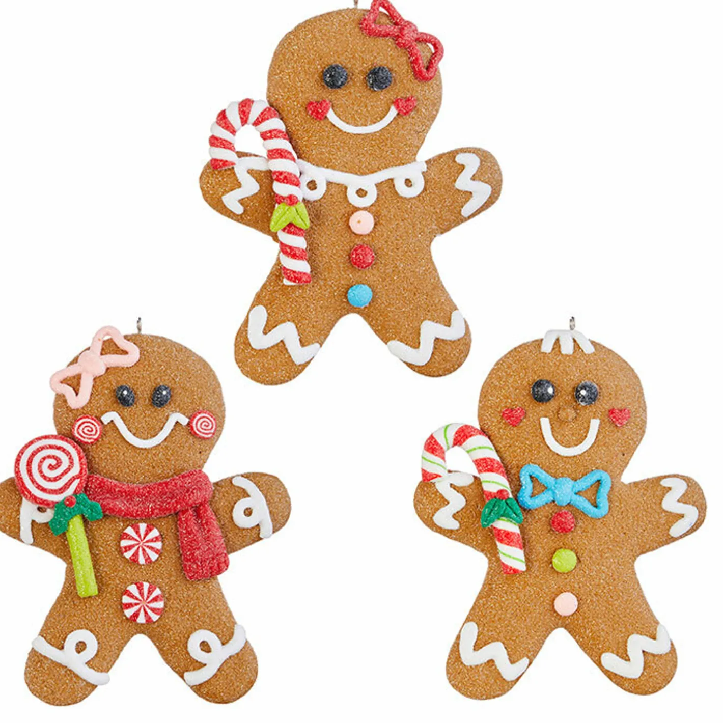 Raz Imports Raz 5" Decorated Gingerbread Boy or Girl Christmas Ornament 4015547 Online