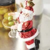 Raz Imports Raz 6" Eric Cortina Just One Drink Santa Glass Christmas Ornament 4153114 Discount