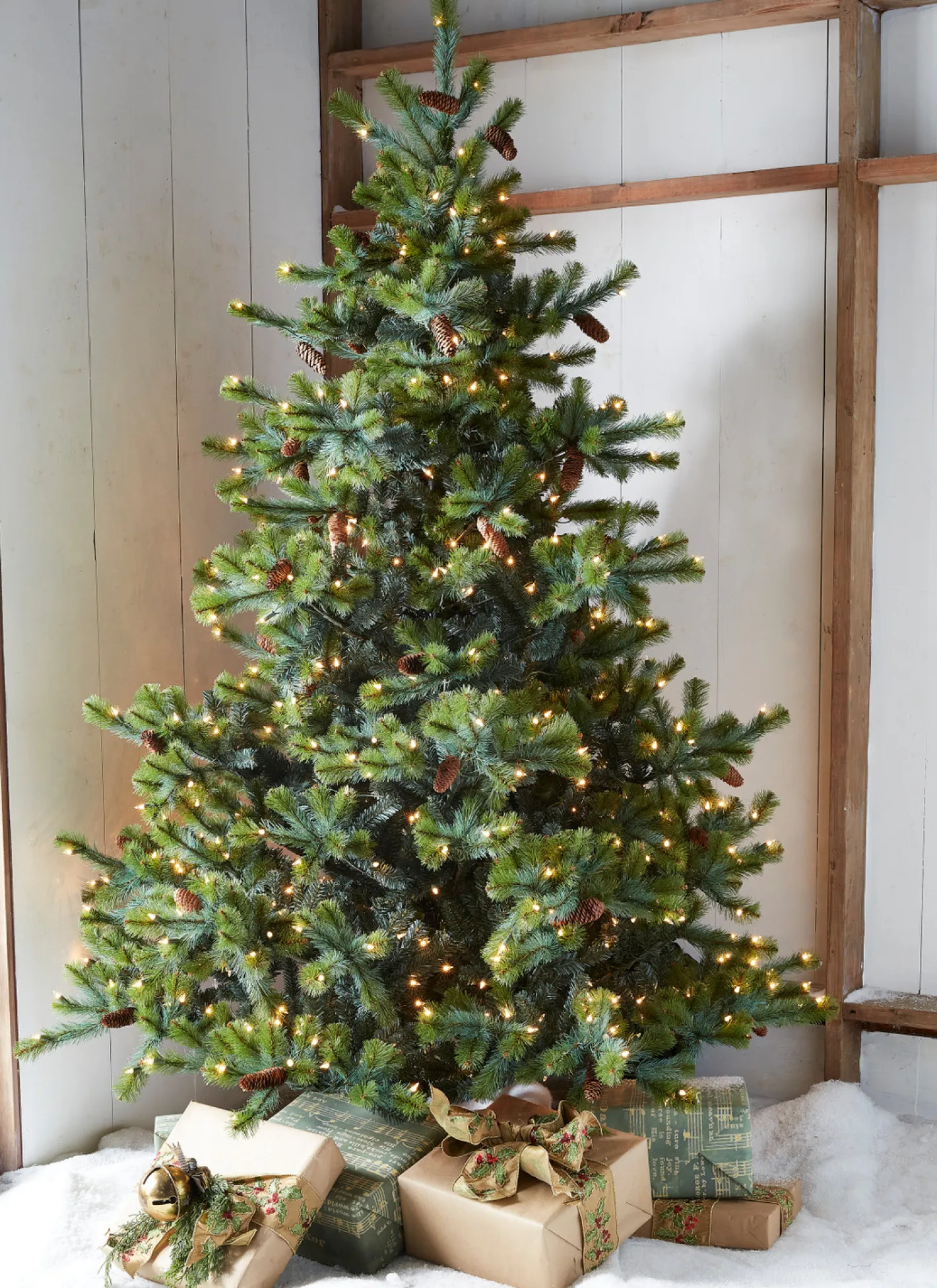 Raz Imports Raz 7.5' Forever Lit Green Big Sky Spruce Christmas Tree T4352009 Hot