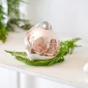 Raz Imports Raz 5" Gingerbread House Ball Glass Christmas Ornament 4424581 Clearance