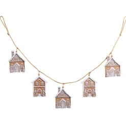 Raz Imports Raz 4' Gingerbread House Beaded Christmas Tree Garland G4406642