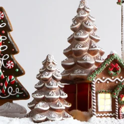 Raz Imports Raz 10.5" Glass Gingerbread Christmas Trees 4520870 Online