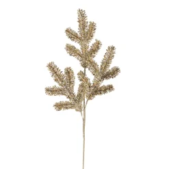 Raz Imports Raz 30" Glittered Champagne Pine Christmas Tree Spray F4441725 Clearance