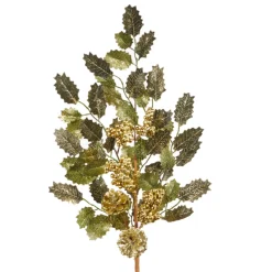 Raz Imports Raz 30" Glittered Holly and Pinecone Christmas Tree Spray F4306679 Online