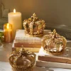 Raz Imports Raz 5" Gold Crown Christmas Figure Decoration 4412121