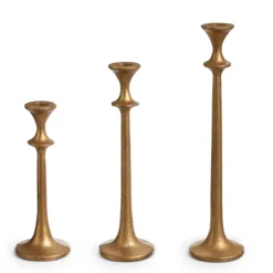 Raz Imports Raz 12.75" Gold Taper Christmas Candle Sticks 4402393 Clearance