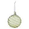 Raz Imports Raz 4" Green Blown Glass Ball Christmas Ornament 4423006 New