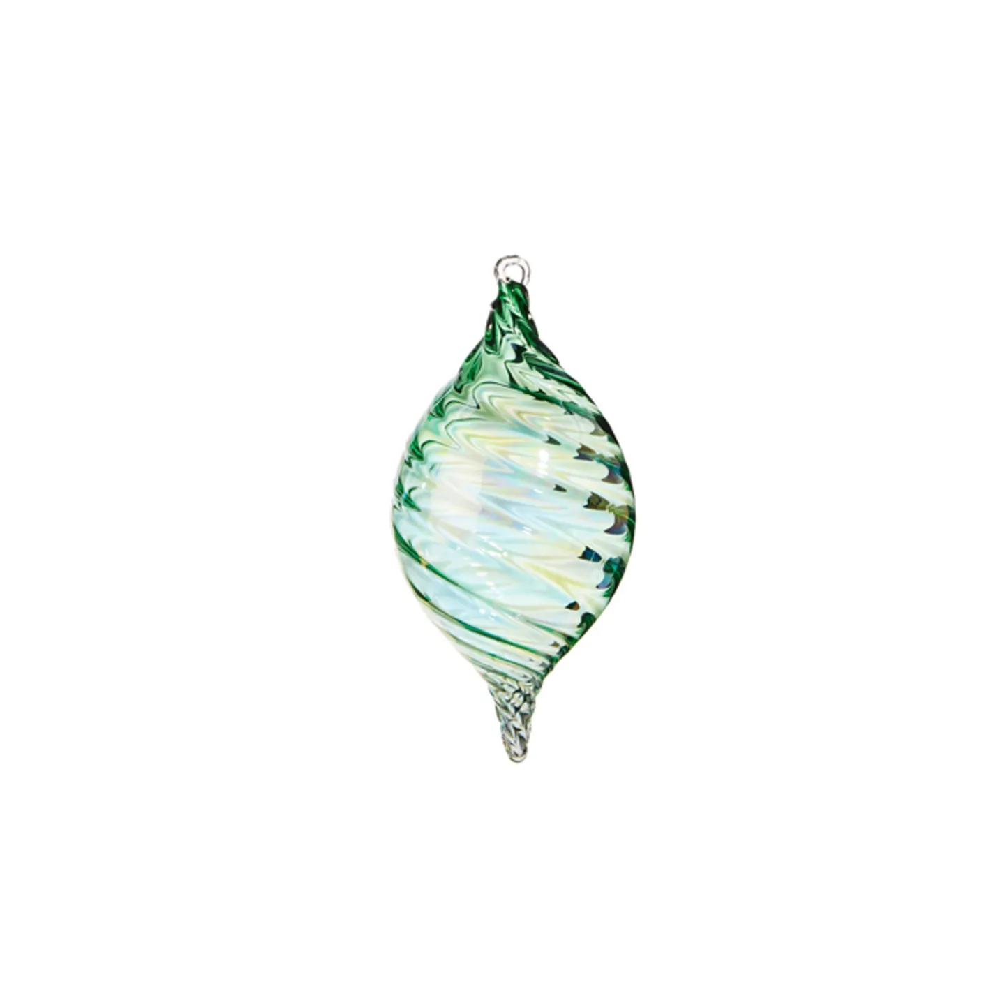 Raz Imports Raz 5" Green Blown Glass Christmas Ornament 4324513 Online