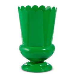 Raz Imports Raz 10" Green Scalloped Urn Christmas Decoration 4559180 Best