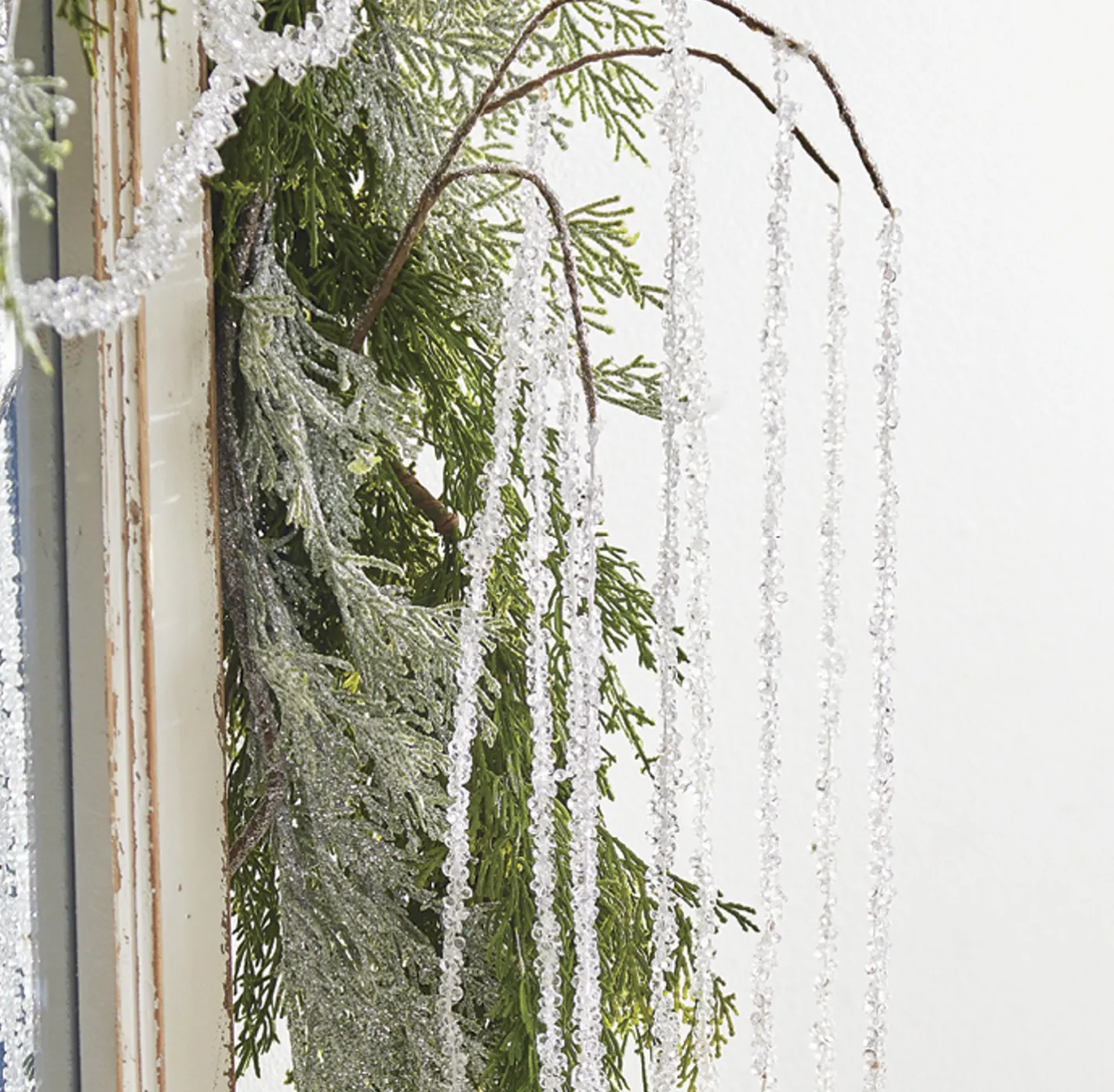 Raz Imports Raz 50" Hanging Crystal Brach Christmas Tree Pick F4017568 Best