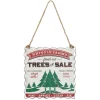 Raz Imports Raz 4.25" Kringle Farms Christmas Sign Ornament 4116157