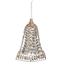 Raz Imports Raz 12.5" Large Clear Jeweled Bell Christmas Ornament 4513561 Best