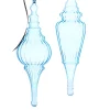 Raz Imports Raz 15.5" Large Light Blue Finial Glass Christmas Ornament 4324620 Online