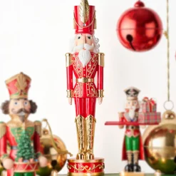 Raz Imports Raz 48" Large Red and Gold Traditional Nutcracker Christmas Figure 4511667 Discount