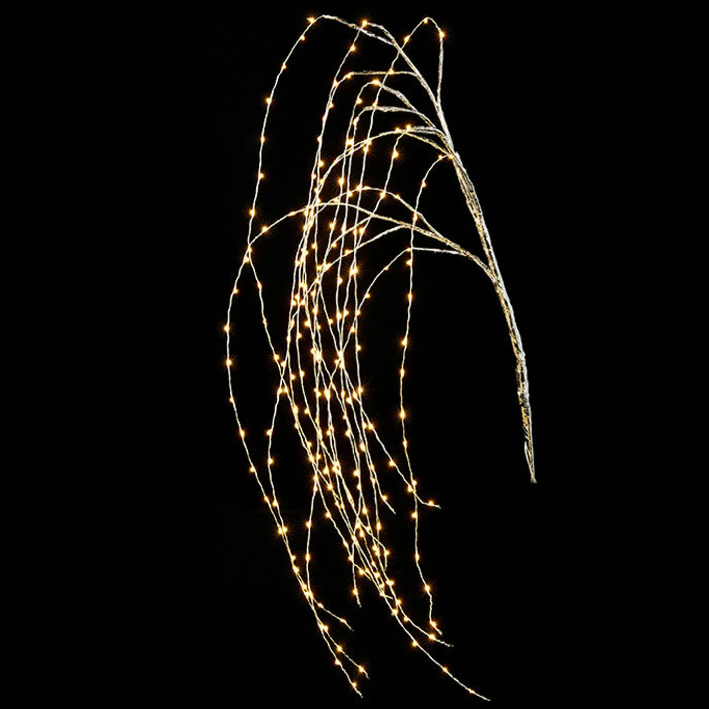 Raz Imports Raz 58" LED Lighted Silver Cascading Lighted Christmas Tree Branch Decoration L4037020 Sale