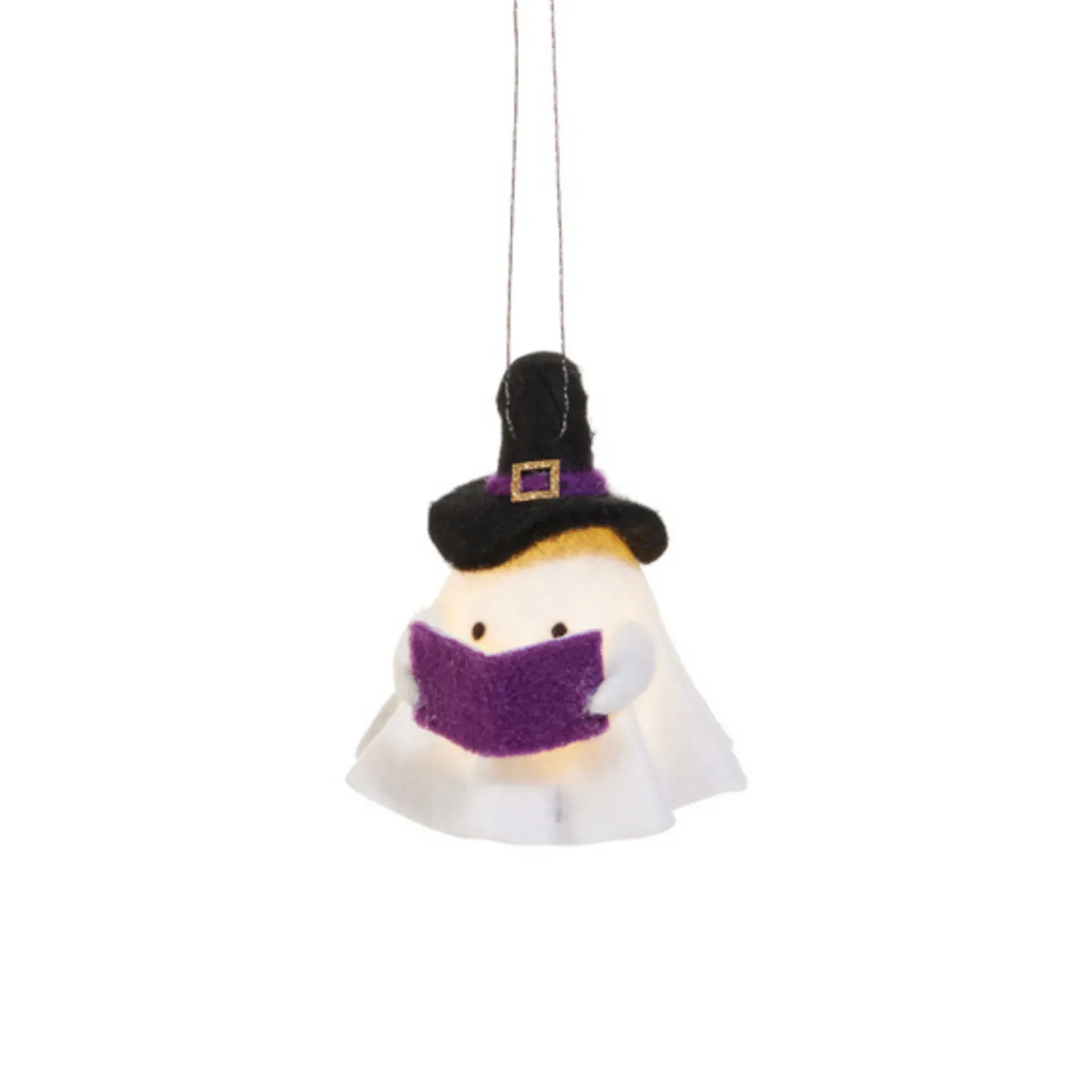 Raz Imports Raz 5.5" Lighted Felt Ghost Halloween Ornament 4539050 Discount