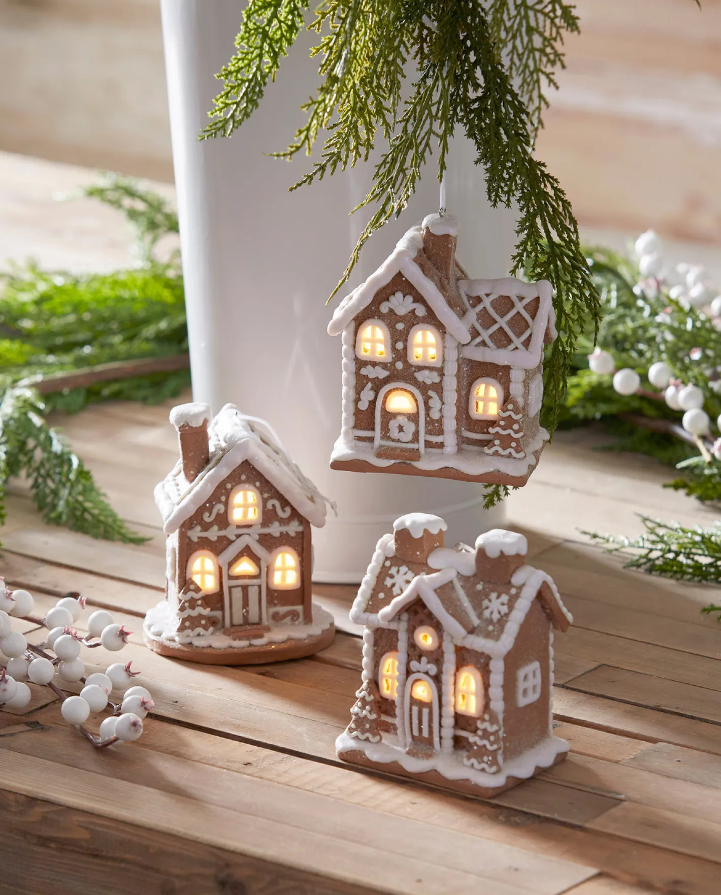Raz Imports Raz 5" Lighted Gingerbread House Christmas Ornament 4216130 Clearance