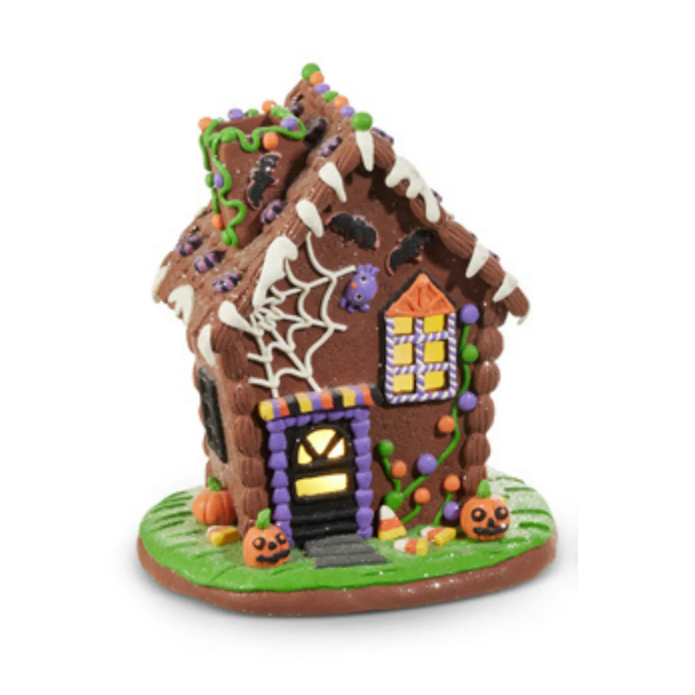Raz Imports Raz 9.5" Lighted Halloween Gingerbread House 4516344 Outlet