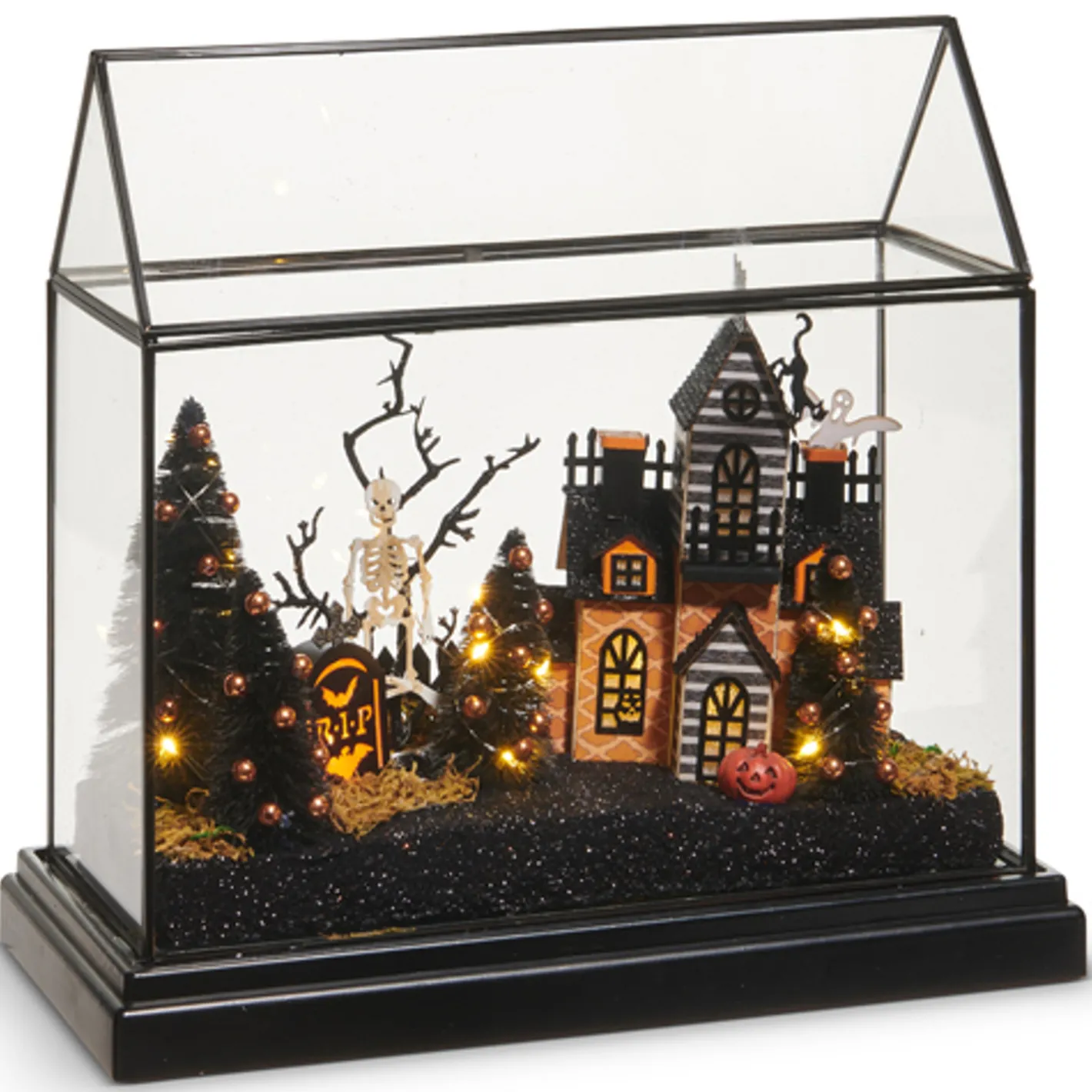Raz Imports Raz 12.75" Lighted Halloween Terrarium Decoration 4515561 Clearance