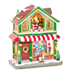 Raz Imports Raz 16" Lighted Musical Animated Toy Shop Christmas Decoration 4510546 Discount