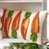 Raz Imports Raz 24" Loop and Knot Carrot Lumbar Easter Pillow 4419319 Outlet