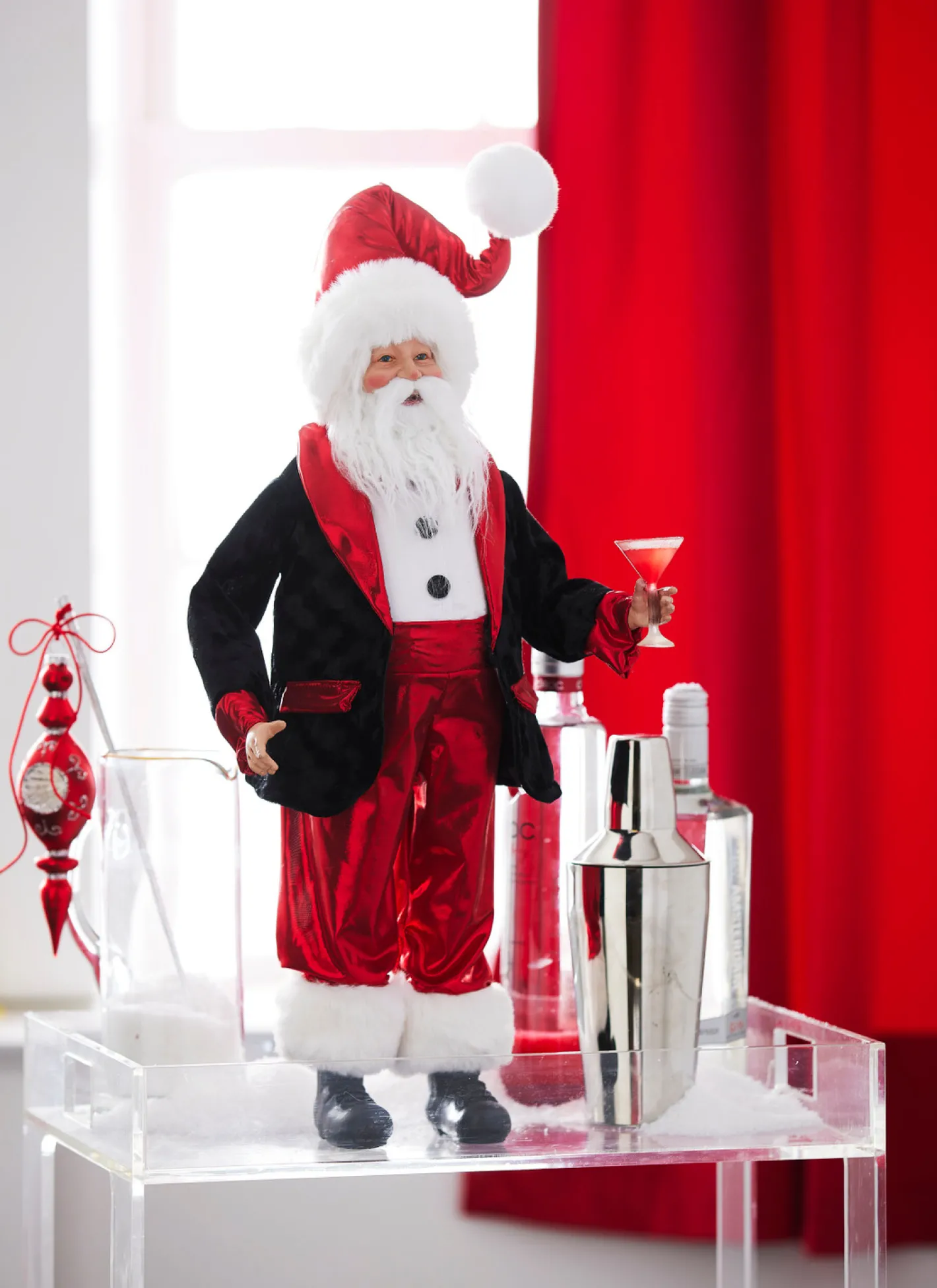 Raz Imports Raz 24" Martini Santa Christmas Figure 4302345 Discount