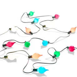 Raz Imports Raz 14' Matte Glass Kismet LED Multicolor String Lights L4537022 Hot