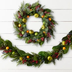 Raz Imports Raz 6' Mixed Fruit Christmas Garland G4511747 New