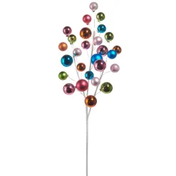 Raz Imports Raz 29" Multicolor Ball Spray Christmas Tree Accessory F4516201 Sale