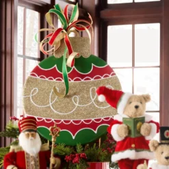 Raz Imports Raz 35.25" Multicolor Ornament Yard Stake Outdoor Christmas Decoration 4525980 Clearance