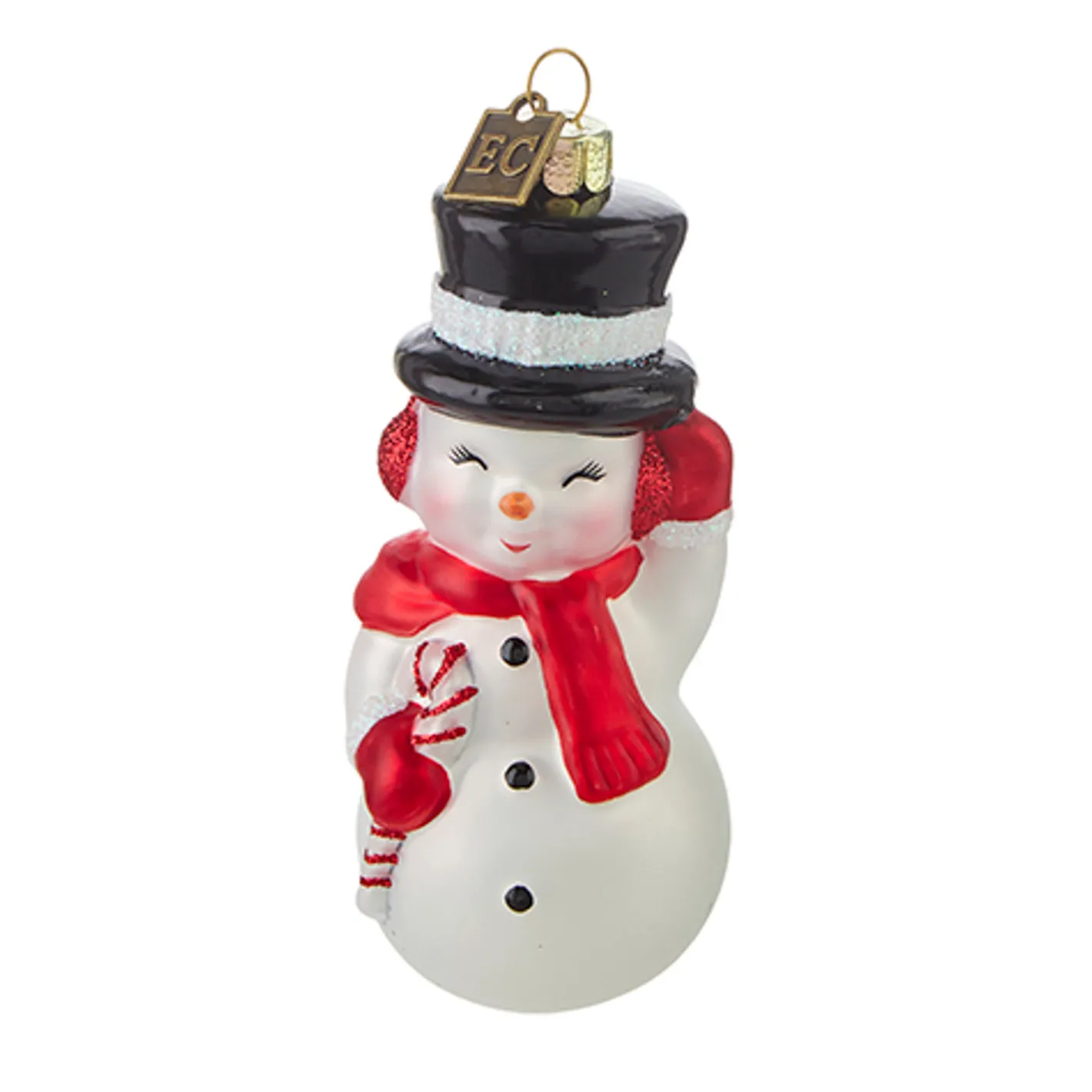 Raz Imports Raz 4.5" or 8" Eric Cortina Snowman Blow Mold Glass Christmas Ornament 4253122 Hot