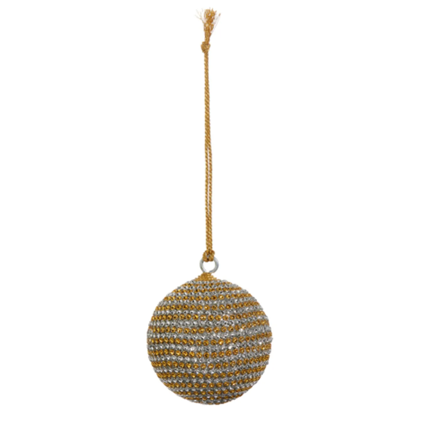 Raz Imports Raz 2.25" or 3.75" Gold Rhinestone Christmas Ball Ornament Online